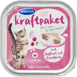 ووم گربه وینستون کرنبری با ماست Winston kraftpaket