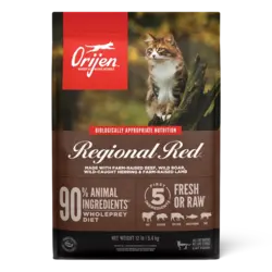 غذای خشک گربه رجینال رد اوریجن فله بسته بندی زیپ کیپ Regional red orijen cat food