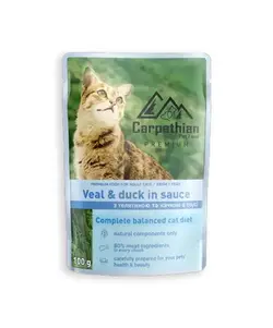 پوچ گربه بالغ گوساله و اردک در سس کارپاتین Carpathian veal & duck in sauce