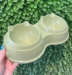 ظرف آب و غذا گربه و سگ پلاستیکی