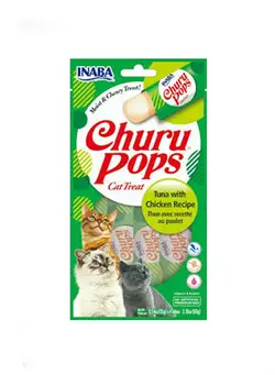 بستنی گربه چورو پاپس برند اینابا (Inaba Churu Pops)