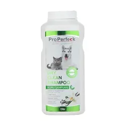 شامپو خشک حیوانات پروپرفک با رایحه وانیل 150 میل (properfeck dry clean shampoo)