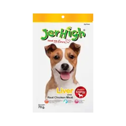 تشویقی سگ جرهای با طعم جگر (jerhigh stick liver)