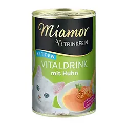 کنسرو آب گوشت و مرغ گربه برند میامور بچه گربه (miamor vitaldrink)