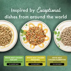 کنسرو گربه مرغ با هویج و گوجه فرنگی و اسفناج در آبگوشت فنسی فیست 85 گرم Fancy Feast Medleys