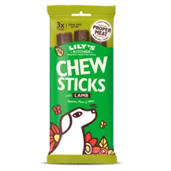 تشویقی جویدنی سگ با بره و سیب و نعناع و نخود لیلیز کیچن LILY’S KITCHEN Chew Sticks with Lamb