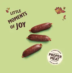 تشویقی سگ سوسیس خوک با سیب لیلیز کیچن ۷۰ گرم Lily’s kitchen pork sausage with apple