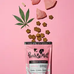 تشویقی سگ آزامش بخش پوچ اند مات ۱۲۰ گرم Pooch&mutt calming