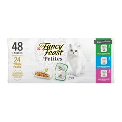 ووم گربه ماهی سفید اقیانوس با گوجه فرنگی فنسی فیست ۴۰ گرم Fancy Feast Petites gravy collection