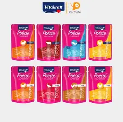 پوچ گربه ویتاکرافت سری پولتری چویس بدون غلات طعم میکس پرندگان ۸۵ گرم Vitakraft poultry choice