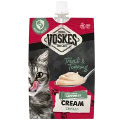 پودینگ گربه بدون غلات طعم مرغ وسکس ۹۰ گرم Original voskes for cats