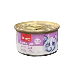 کنسرو گربه ونپی با ماهی تن ۸۵ گرمی wanpy canned food with tuna