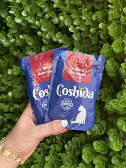 پوچ گربه کوشیدا گوشت بیف و قلوه گاو در ژله ۱۰۰ گرمی Coshida mit rind & nierchen