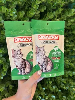 تشویقی گربه کرانچی اسنکی کنترل توپی مویی طرح جدید (Snacky crunch Hairball control)