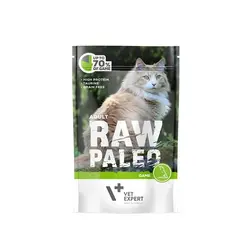 پوچ گربه بالغ وت اکسپرت طعم گوشت شکار ۱۰۰ گرم Raw paleo cat pouches