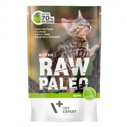 پوچ بچه گربه وت اکسپرت طعم گوشت شکار ۱۰۰ گرم Raw paleo cat pouches