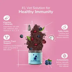مکمل تقویت کننده سیستم ایمنی گربه و سگ کایند+کایند ۱۱۳.۴ گرم Kind+Kind healthy immunity