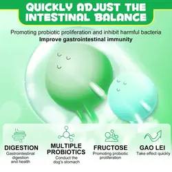 مکمل جویدنی سگ پری و پروبیوتیک اویمال 120 عددی Oimmal pre&probiotic