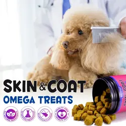 مکمل جویدنی سگ پوست و مو و امگا اویمال ۱۵۰ عددی Oimmal skin & coat + omega