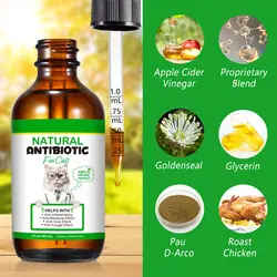 قطره مکمل گربه آنتی بیوتیک اویمال Oimmal natural Antibiotic