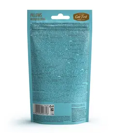 تشویقی بالشتی مغزدار گربه طعم خرچنگ کت فست ۳۰ گرم Cat fest pillow with creme