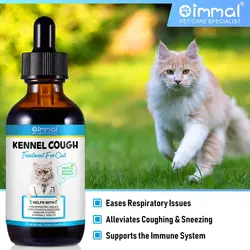 قطره مکمل گربه درمان سرماخوردگی (کنل کاف) اویمال Oimmal Kennel Cough