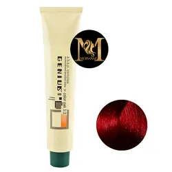 رنگ مو جنيوس شماره 8.66 حجم 100 ميلي ليتر رنگ بلوند قرمز سير روشن