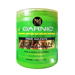 ماسك مو كراتينه گارنيك مدل Million Gloss حجم 800 ميلي ليتر