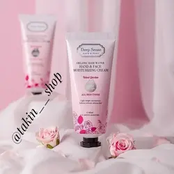 کرم مرطوب کننده دست و صورت گلاب دیپ سنس​​​​