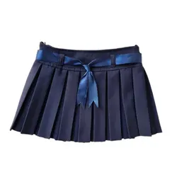 دامن پلیسه روبان دار