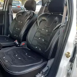 روکش صندلی تمام چرم دنا و دنا پلاس طرح VIP + ارسال رایگان (15719)