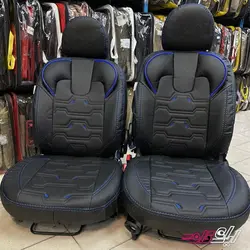 روکش صندلی تمام چرم دنا و دنا پلاس طرح VIP + ارسال رایگان (15719)