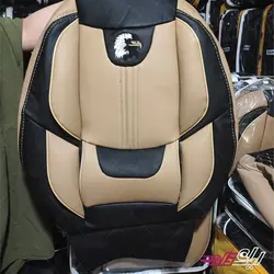 روکش صندلی تمام چرم پژو 405 قدیم طرح خلبانی + ارسال رایگان (13112)