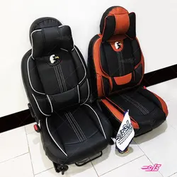 روکش صندلی تمام چرم سمند، سورن و سورن پلاس طرح خلبانی (20642)