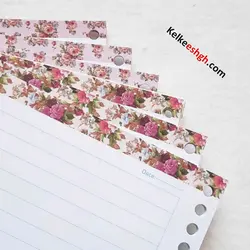 کاغذ کلاسور پاپکویی حاشیه گلدار نهال - کد 7791