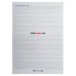 کاغذ تمرین خوشنویسی لاتین به سبک گوتیک - 4mm