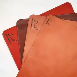 چرم طبیعی خوشنویسی کلک عشق (پاکتی دو رو چرم)