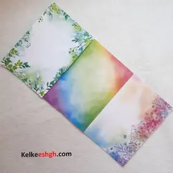 کاغذهای مخصوص خوشنویسی خودکاری - طرح گلهای رویایی