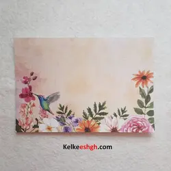 کاغذهای مخصوص خوشنویسی خودکاری - طرح گلهای رویایی
