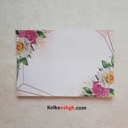 کاغذهای مخصوص خوشنویسی خودکاری - طرح گلهای رویایی