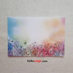 کاغذهای مخصوص خوشنویسی خودکاری - طرح گلهای رویایی