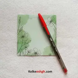 کاغذهای مخصوص خوشنویسی خودکاری - طرح مربعی زمستانی