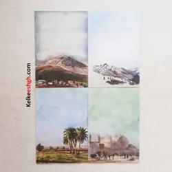 کاغذهای مخصوص خوشنویسی خودکاری - طرح ایران زیبا