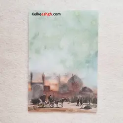 کاغذهای مخصوص خوشنویسی خودکاری - طرح ایران زیبا