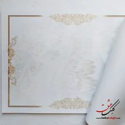 دفتر خوشنویسی گلاسه براق 40 برگی تذهیب دار (A4)