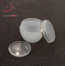 دوات کریستال خمره‌ای دور طلایی - 10 میل