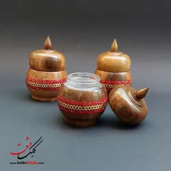 دوات چوبی خاتم و سنگ مرجان