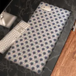 موس پد طرح پترن پولک های سرمه ای