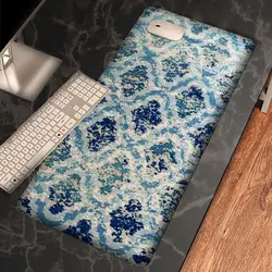 موس پد طرح پترن آبی قدیمی