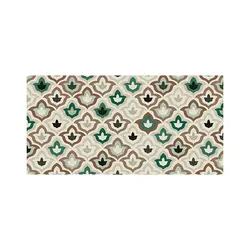 موس پد طرح پترن گل های زیبا زمینه روشن